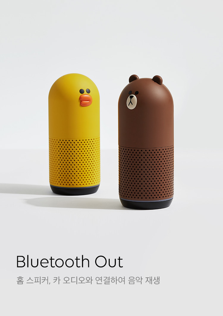 Bluetooth Out, 홈 스피커, 카 오디오와연결하여 음악 재생